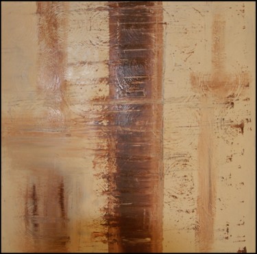 Peinture intitulée "PILASTRE" par Marie-Odile Alba, Œuvre d'art originale, Acrylique