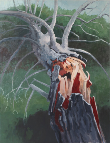제목이 "La désespérance des…"인 미술작품 Marie-Odile Ginies로, 원작, 기름 나무 들것 프레임에 장착됨