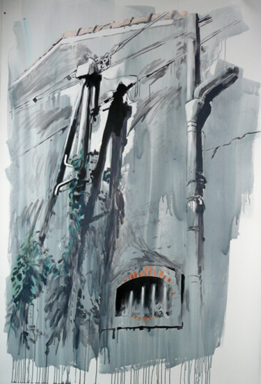Pintura titulada "Ombre portée (potea…" por Marie-Odile Ginies, Obra de arte original, Acrílico