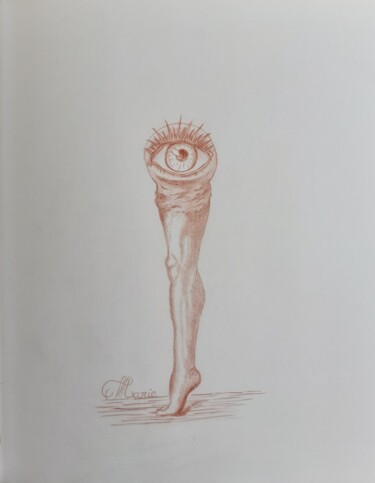 图画 标题为“Harmonie des genres” 由Marie Palmier, 原创艺术品, 铅笔
