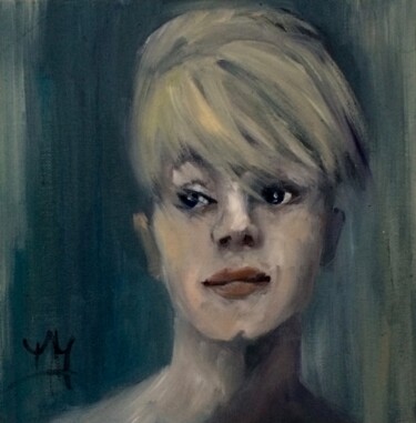 Painting titled "Blondes" by Marie Pascale Martins, Original Artwork, Oil