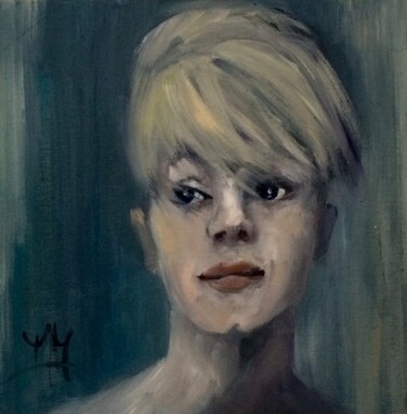 Schilderij getiteld "Blondes" door Marie Pascale Martins, Origineel Kunstwerk, Olie