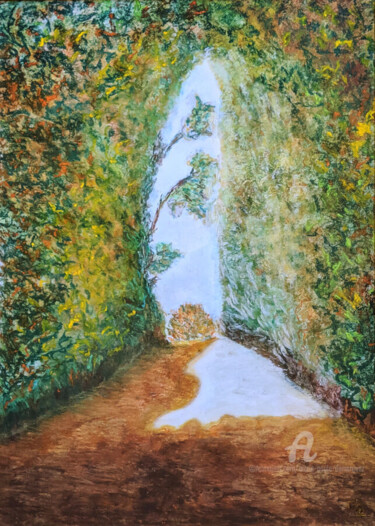 Peinture intitulée "Orée de printemps" par Marie-Paule Demarquez, Œuvre d'art originale, Acrylique