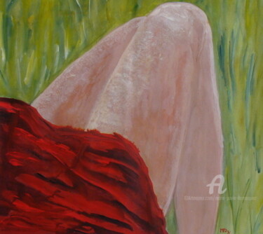 Peinture intitulée "Rêveuse" par Marie-Paule Demarquez, Œuvre d'art originale, Acrylique