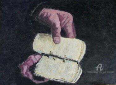 Pintura titulada "Feuilles secrètes" por Marie-Paule Demarquez, Obra de arte original, Acrílico