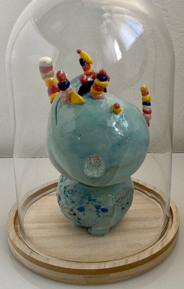 Sculpture titled "Satellite 3" by Marie-Pierre Montet, Original Artwork, Ceramics