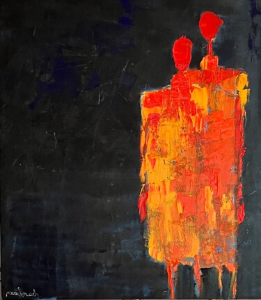 Peinture intitulée "Duo" par Marie Rouach, Œuvre d'art originale, Acrylique