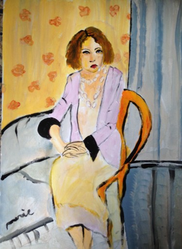 Painting titled "Anna" by Marie Rouach, Original Artwork