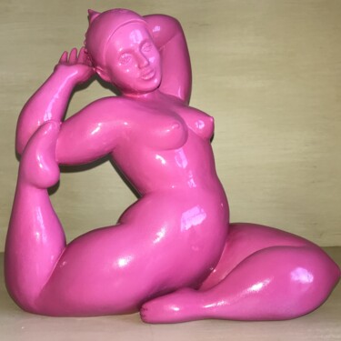 Sculptuur getiteld "Rhama rose" door Marie Saksik, Origineel Kunstwerk, Gietwerk