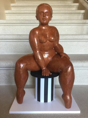 雕塑 标题为“Lili Marlène” 由Marie Saksik, 原创艺术品, 兵马俑