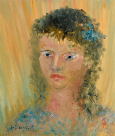 Painting titled "Chair de couleurs d…" by Marie-Sophie Ewreïnoff (Sofi Ewreïnoff), Original Artwork, Oil