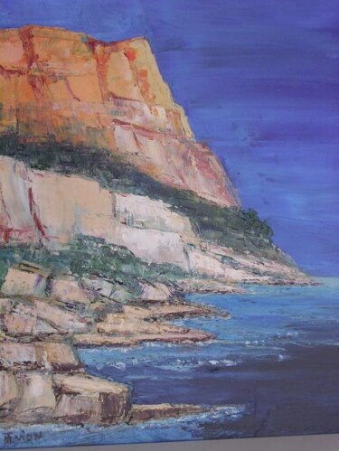 Painting titled "CAP CANAILLE" by Marie Therese Vion, Original Artwork