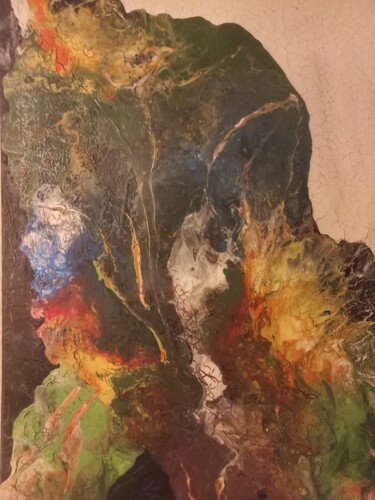 Pittura intitolato "Erde" da Marie Von Wensierski, Opera d'arte originale, Acrilico