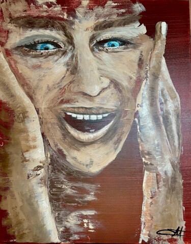 Painting titled "OH MY GOODNESS !" by Marie2 Calmette, Original Artwork, Acrylic