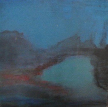 Peinture intitulée "terra-11-30-x-30p10…" par Marie Anne Baron, Œuvre d'art originale