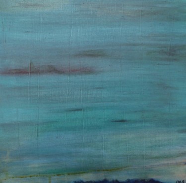 Pittura intitolato "terra-5-horizon-30-…" da Marie Anne Baron, Opera d'arte originale