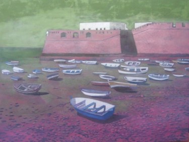 Pintura titulada "Cadiz" por Marie Ban, Obra de arte original