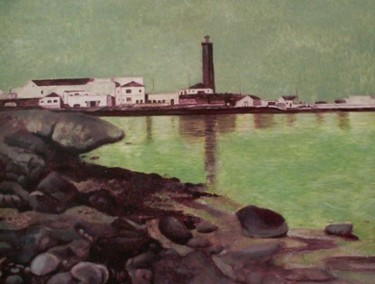 Pintura titulada "costa de Estepona" por Marie Ban, Obra de arte original, Otro