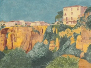 Painting titled "Ronda" by Marie Ban, Original Artwork, Other