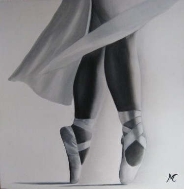 Peinture intitulée "danseuse" par Marie-Christine Cottarel, Œuvre d'art originale
