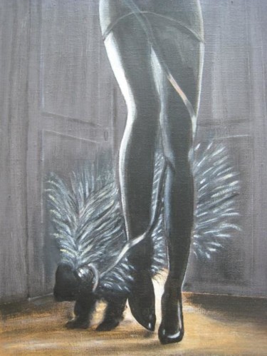 Painting titled "porcépic en promena…" by Marie-Christine Cottarel, Original Artwork