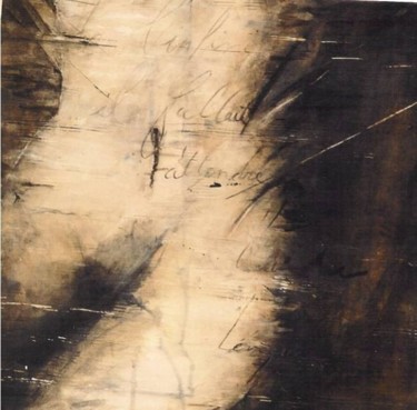 Peinture intitulée "de l'infini il fall…" par Marie-Pierre Lévêque, Œuvre d'art originale