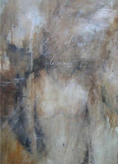 Peinture intitulée "Dans ce reste de jo…" par Marie-Pierre Lévêque, Œuvre d'art originale