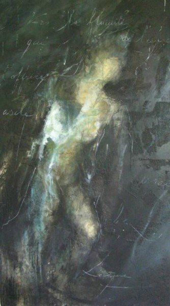Peinture intitulée "vers la fluidité de…" par Marie-Pierre Lévêque, Œuvre d'art originale, Acrylique