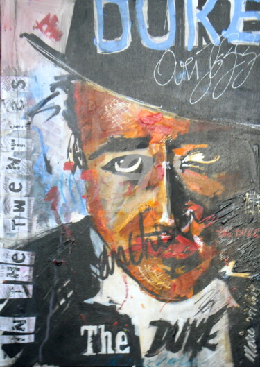 Peinture intitulée "over jazz" par Mp.Chevalier, Œuvre d'art originale, Acrylique