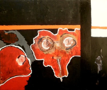 Peinture intitulée "Quelque soit le che…" par Marie-Claire Pozzobon, Œuvre d'art originale, Acrylique Monté sur Châssis en b…