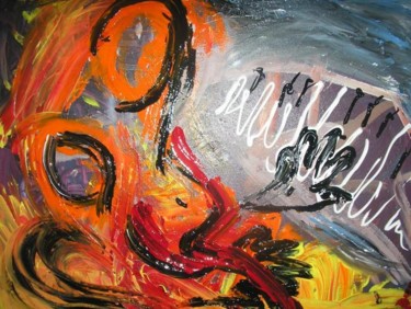 Peinture intitulée "l'amour en musique" par Mpi, Œuvre d'art originale