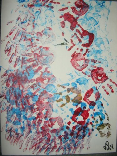 Peinture intitulée "un clown" par Mpi, Œuvre d'art originale