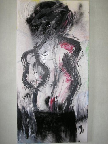 Peinture intitulée "les bas resille" par Mpi, Œuvre d'art originale