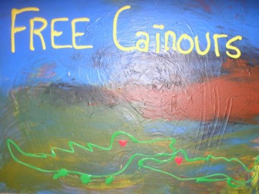Peinture intitulée "free cainours" par Mpi, Œuvre d'art originale