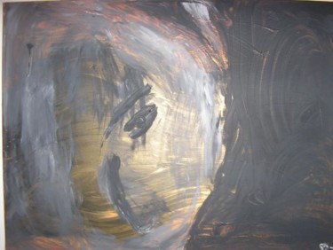 Peinture intitulée "autoportrait janv 2…" par Mpi, Œuvre d'art originale