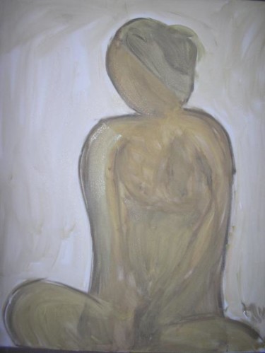 Peinture intitulée "nue" par Mpi, Œuvre d'art originale