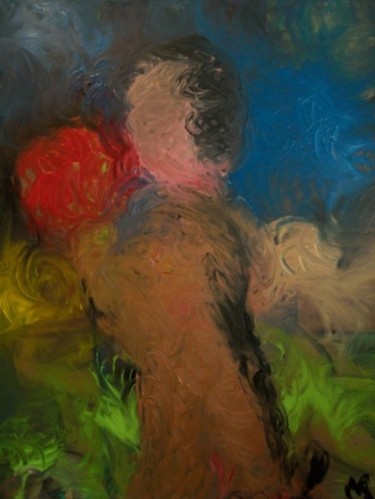 Peinture intitulée "BILL AU PARADIS" par Mpi, Œuvre d'art originale