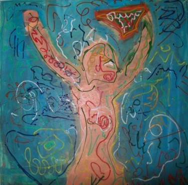 Peinture intitulée "FEMINISTE?" par Mpi, Œuvre d'art originale