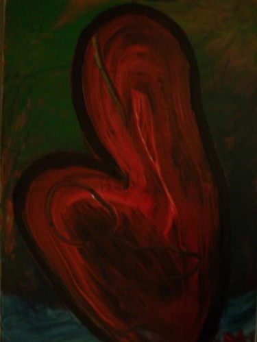 Peinture intitulée "l amour d une mere" par Mpi, Œuvre d'art originale