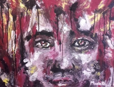 Painting titled "The boy from the ju…" by Marie B., Original Artwork, Acrylic