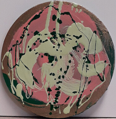 Peinture intitulée "Licornes" par Marie Edmée Séguin, Œuvre d'art originale, Acrylique Monté sur Châssis en bois