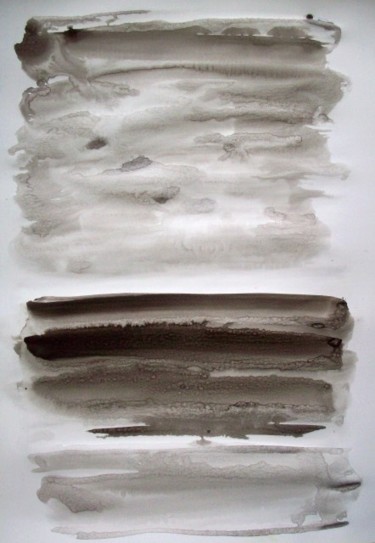 Peinture intitulée "Encre 6" par Marie Edmée Séguin, Œuvre d'art originale