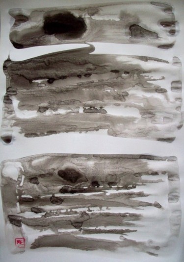 Peinture intitulée "Encre 7" par Marie Edmée Séguin, Œuvre d'art originale