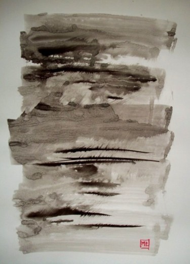 Painting titled "Encre 38" by Marie Edmée Séguin, Original Artwork