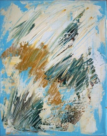 Peinture intitulée "N°9" par Marie Edmée Séguin, Œuvre d'art originale