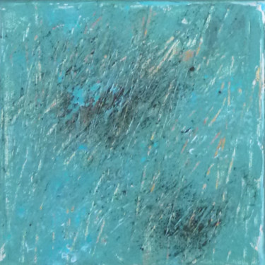 Peinture intitulée "Bleu 5" par Marie Edmée Séguin, Œuvre d'art originale, Huile