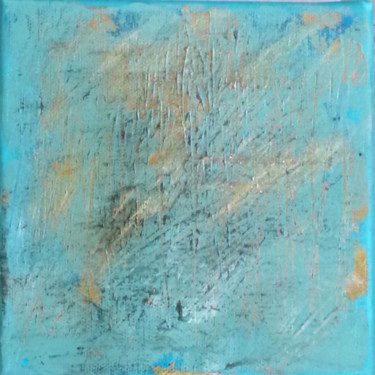 Peinture intitulée "Bleu 4" par Marie Edmée Séguin, Œuvre d'art originale, Huile