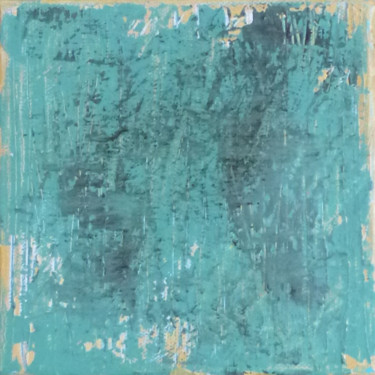 Peinture intitulée "Bleu 3" par Marie Edmée Séguin, Œuvre d'art originale, Huile