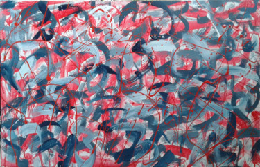 Schilderij getiteld "La vie ... n°35" door Marie Edmée Séguin, Origineel Kunstwerk, Anders