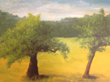 Painting titled "Les deux frêres" by Marie Foisnet, Original Artwork